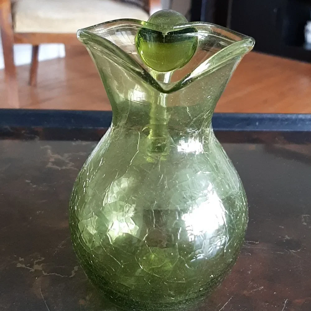 Vintage green pitcher